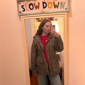 Vintage Woolrich Blanket Chore / Rain Coat